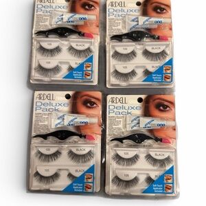 Ardell Deluxe (4 pack) Black Lashes Set (105)